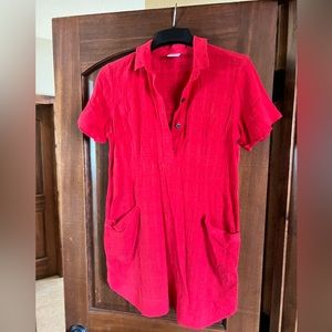 Red swim cover up (Style 5117)